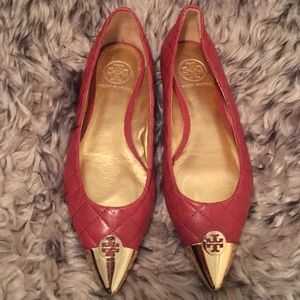 Tory Burch red flats (authentic) no box